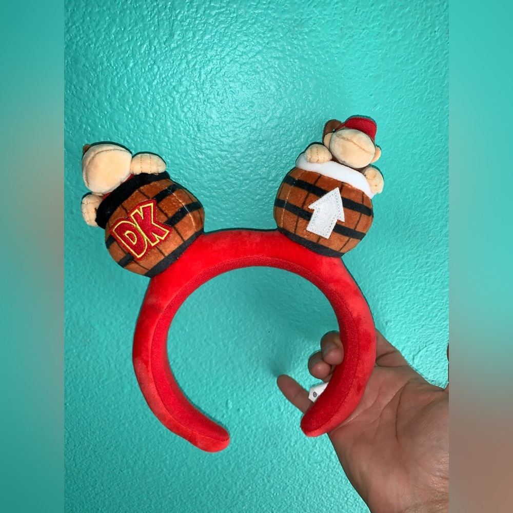 Red Donkey Kong Themed Headband